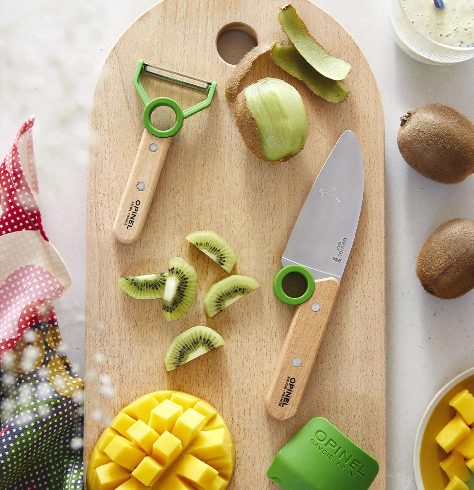 OPINEL - 【新品未使用】オピネル　キッズ　子ども用包丁　ステンレスナイフ　ピーラー付き Amazon.co.jp: OPINEL オピネル キッズ ステンレススチール