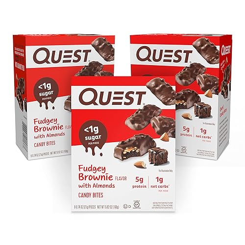 Quest Nutrition Fudgey Brownie Candy Bites 24 unidades