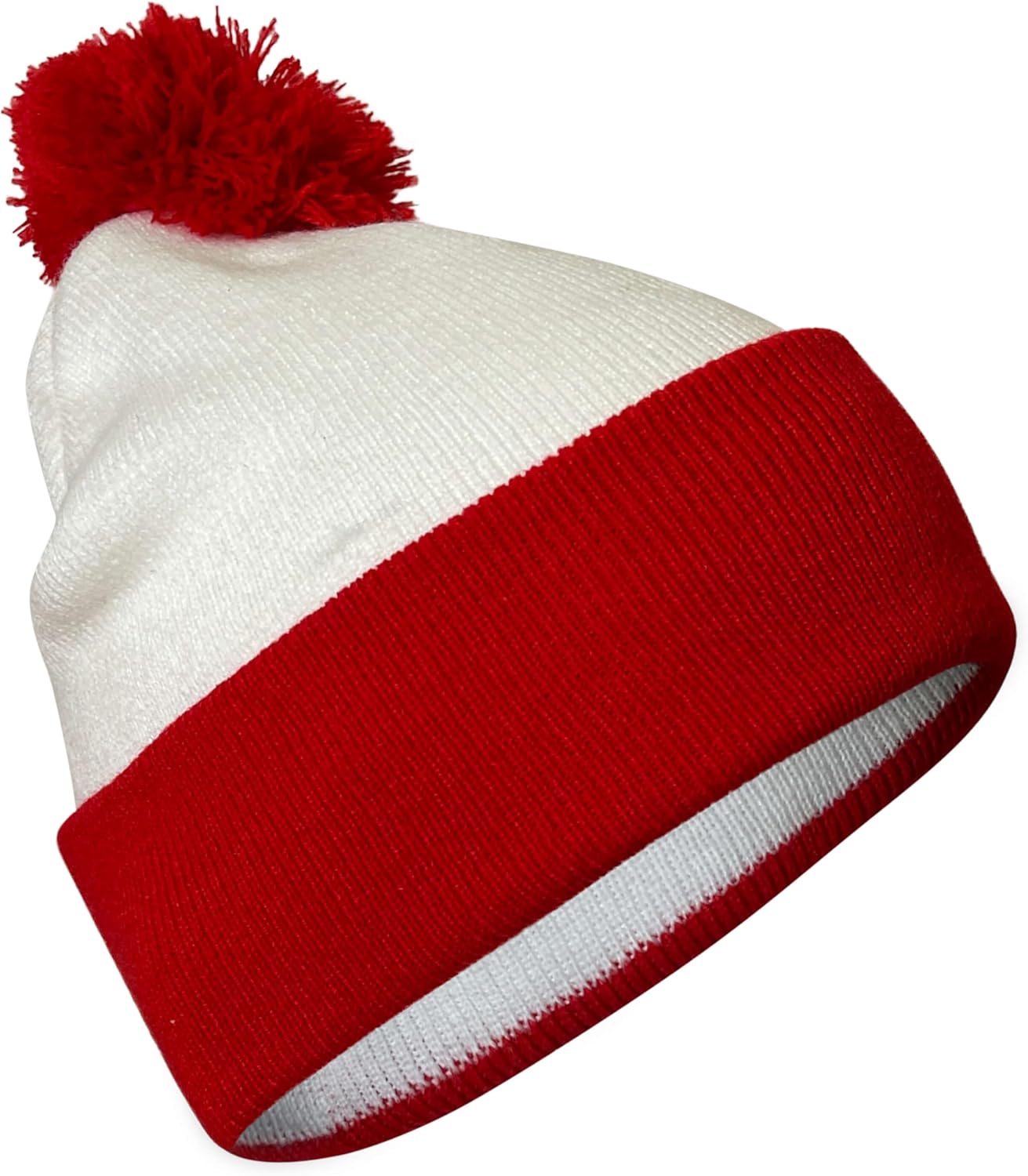 COUVER Womens Black/White or Red/White Long Sleeve Stripe Shirt for Costume & Cosplay