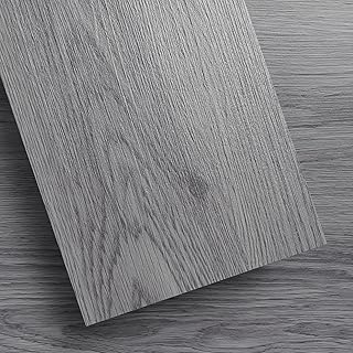 FLOREXP Vinyl-Bodenbelag – Linoleum-Bodenbelag mit Holz-Effekt,Abziehen und Aufkleben,Bodenfliesen,Selbstklebend,2.0mm 36 Stück,Wasserdicht, für Küche, Wohnzimmer (5.02m²,Grau Gewaschen)