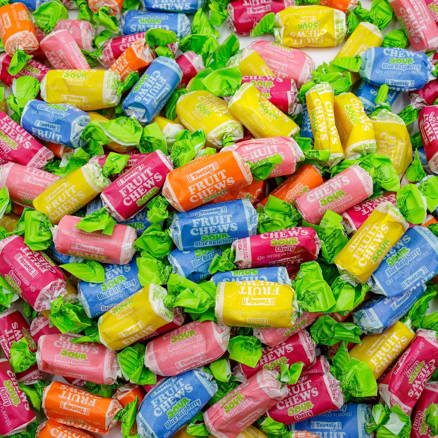 Amazon.com : Tootsie Fruit Chews Candy, Assorted Flavors, 1 lb Bag