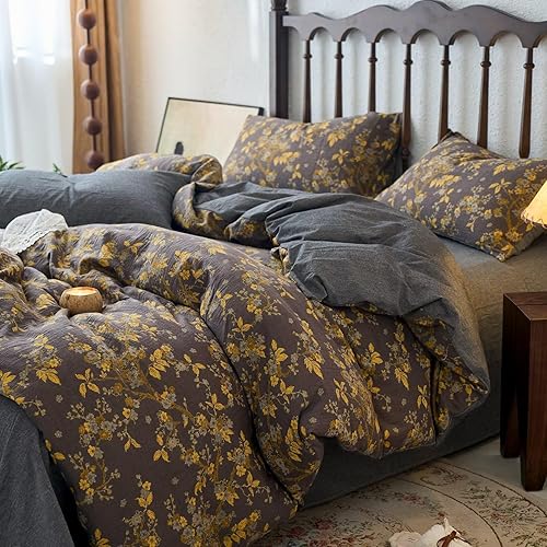 Miniatura 8 de BuLuTu Funda de edredón para niños, tamaño King, algodón blancogris, juegos de ropa de cama de alta calidad para niños y niñas, funda de edredón