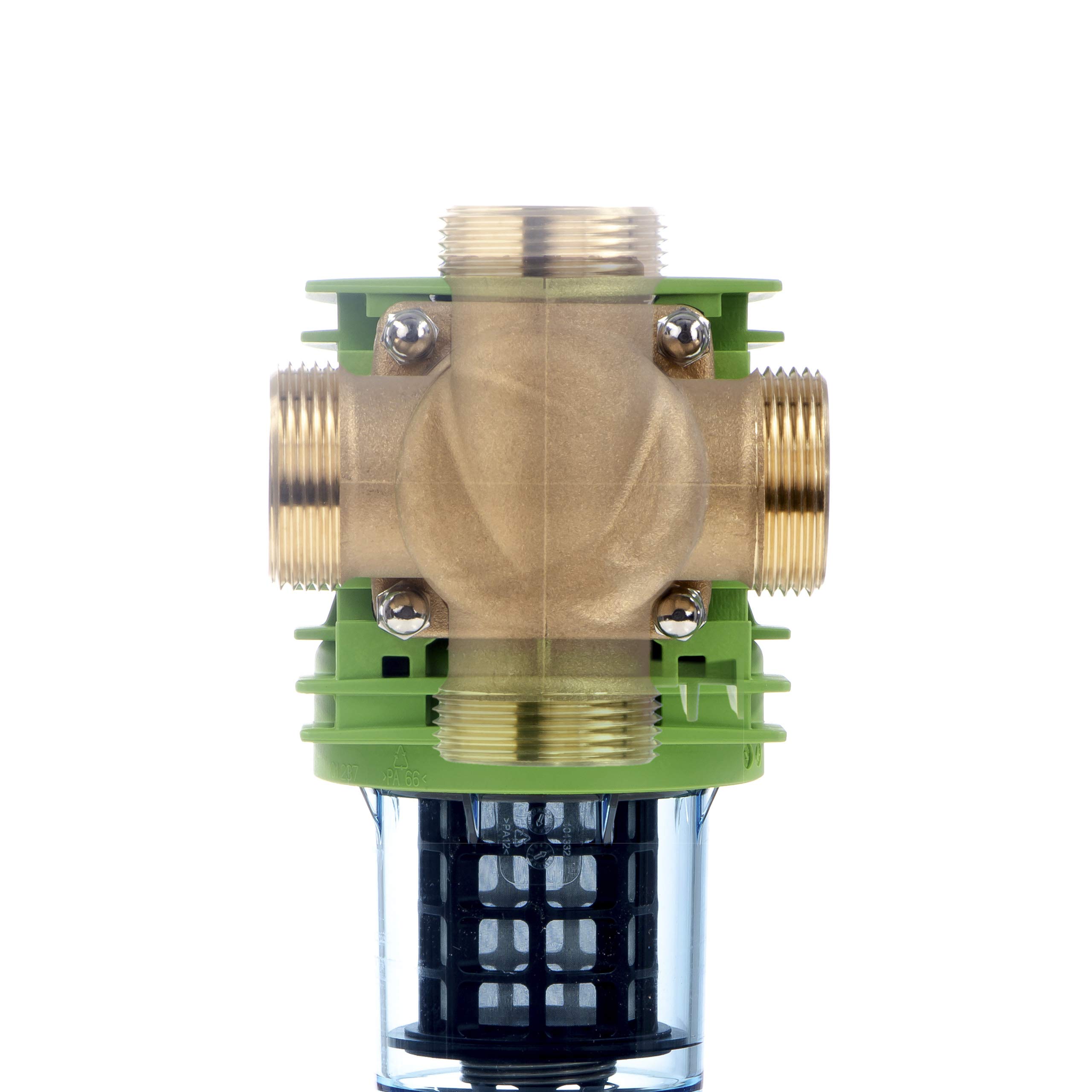 GRÜNBECK - Rückspülfilter BOXER RDX DN 32 | Robuster 1¼ Zoll Rückspülfilter mit strömungsoptimierter Bauweise inklusive Druckminderer | Inkl. App-Integration für eine einfache Wartung