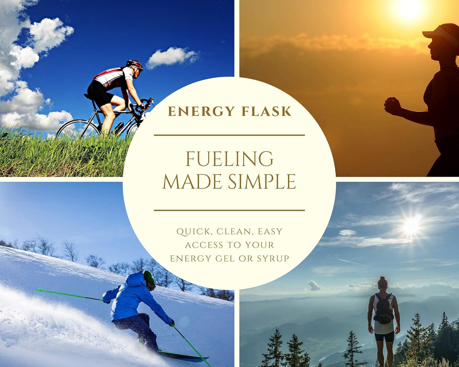 (2 Bottles) Small, Semi-Rigid, Easy-to-Clean, Refillable Gu Flask for Sports Nutrition Liquid Energy Gel Flask - Cycling Flask, Running Flask, Triathlons, Marathons. 110ml (3.5oz) - Image 7