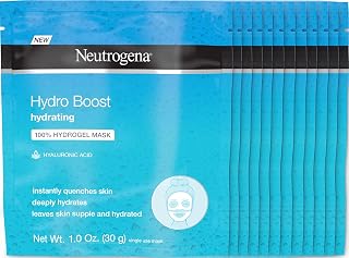 Neutrogena Hydro Boost Hydrating Face Sheet Masks, 12 Pack of 1 oz