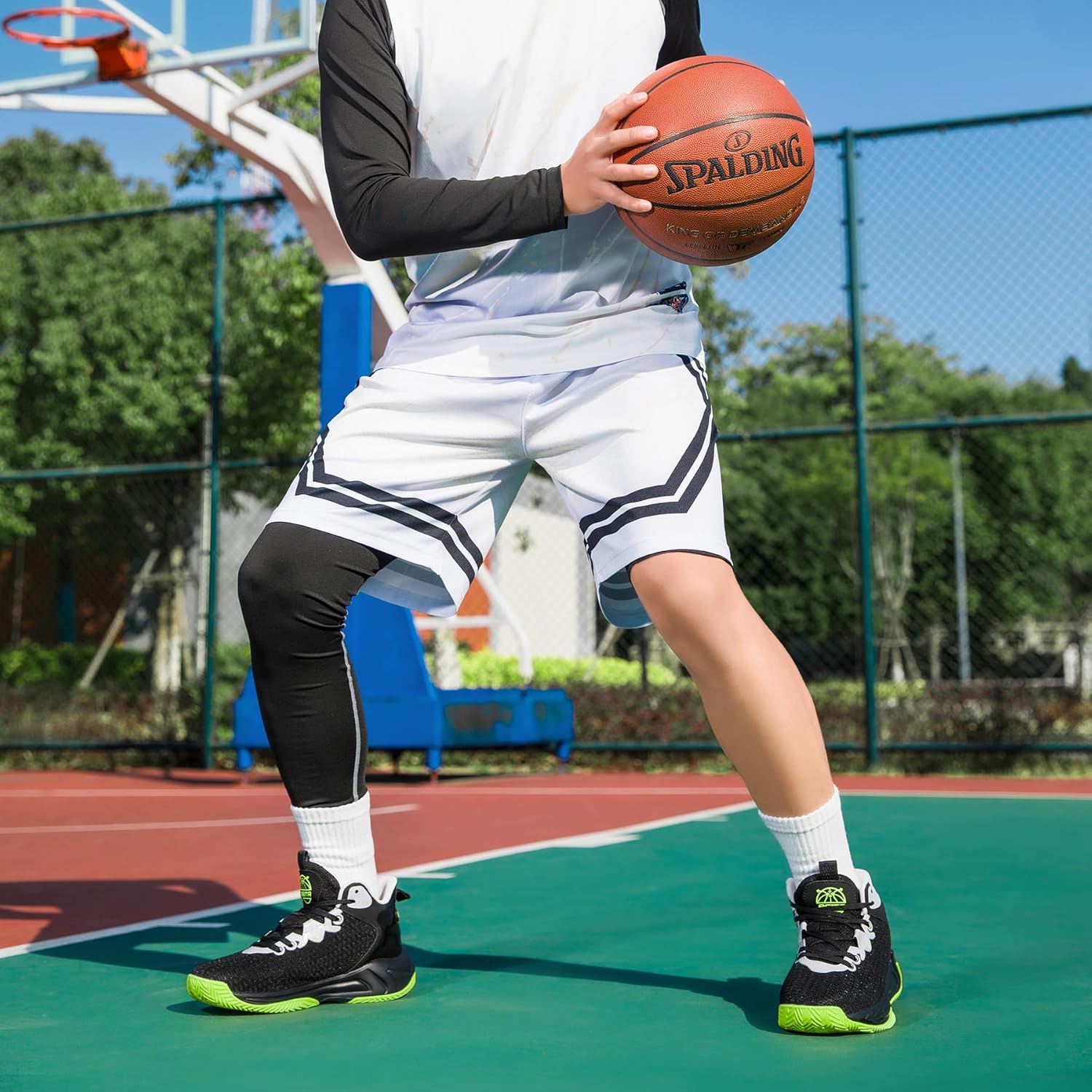 Beita Basketball Shoes for Men High Upper Sneakers Breathable Sports Shoes Anti Slip - Image 3