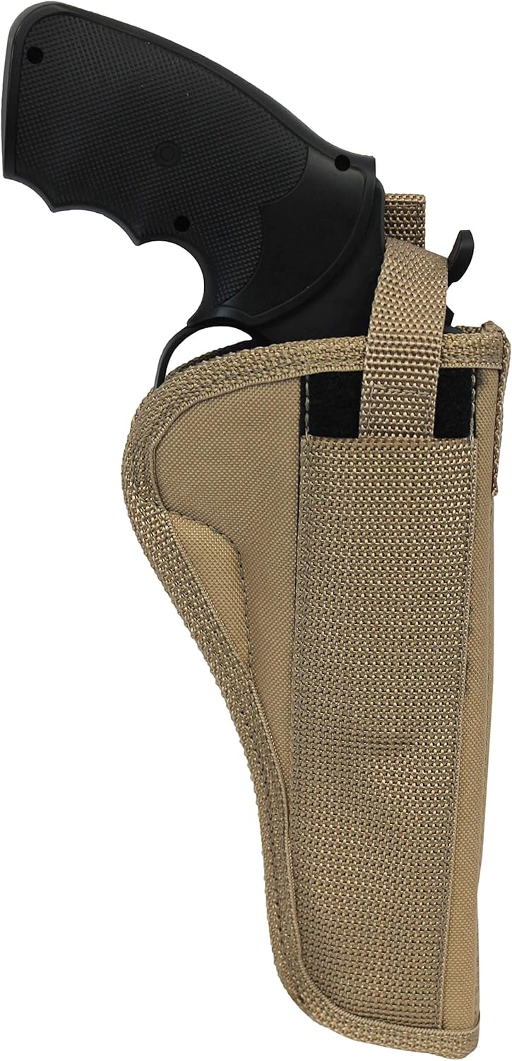 New Barsony Desert Sand OWB Holster for 6" Revolvers