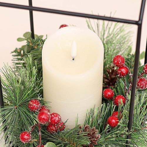 Miniatura 159 de Angelloong Velas parpadeantes de cristal transparente, sin llama, funcionan con control remoto y baterías, velas LED con temporizador, románticas