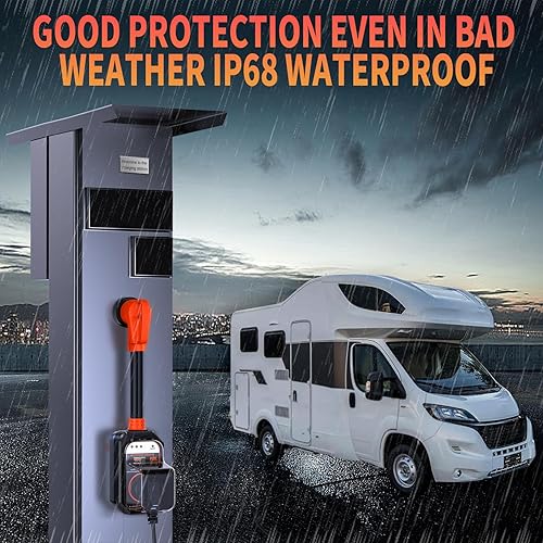 Miniatura 52 de GEARGO - Protector contra sobretensiones de 50 amperios, analizador de circuitos, protección completa (9500 julios), enchufe adaptador