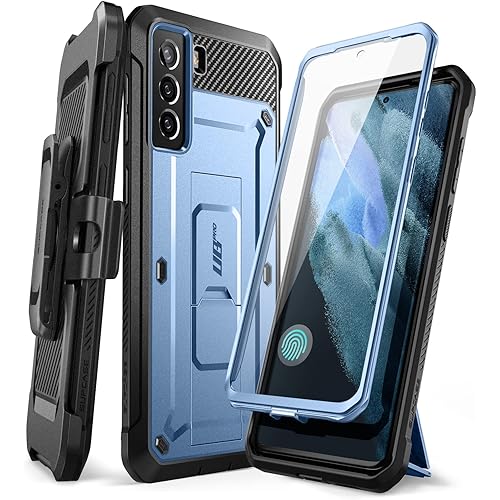 SUPCASE Unicorn Beetle Pro Series Case Designed for Samsung Galaxy S21 FE (2022 Release), Full-Body Dual Layer Rugged Holster & Kickstand Case with Built-in Screen Protector (Tilt)
