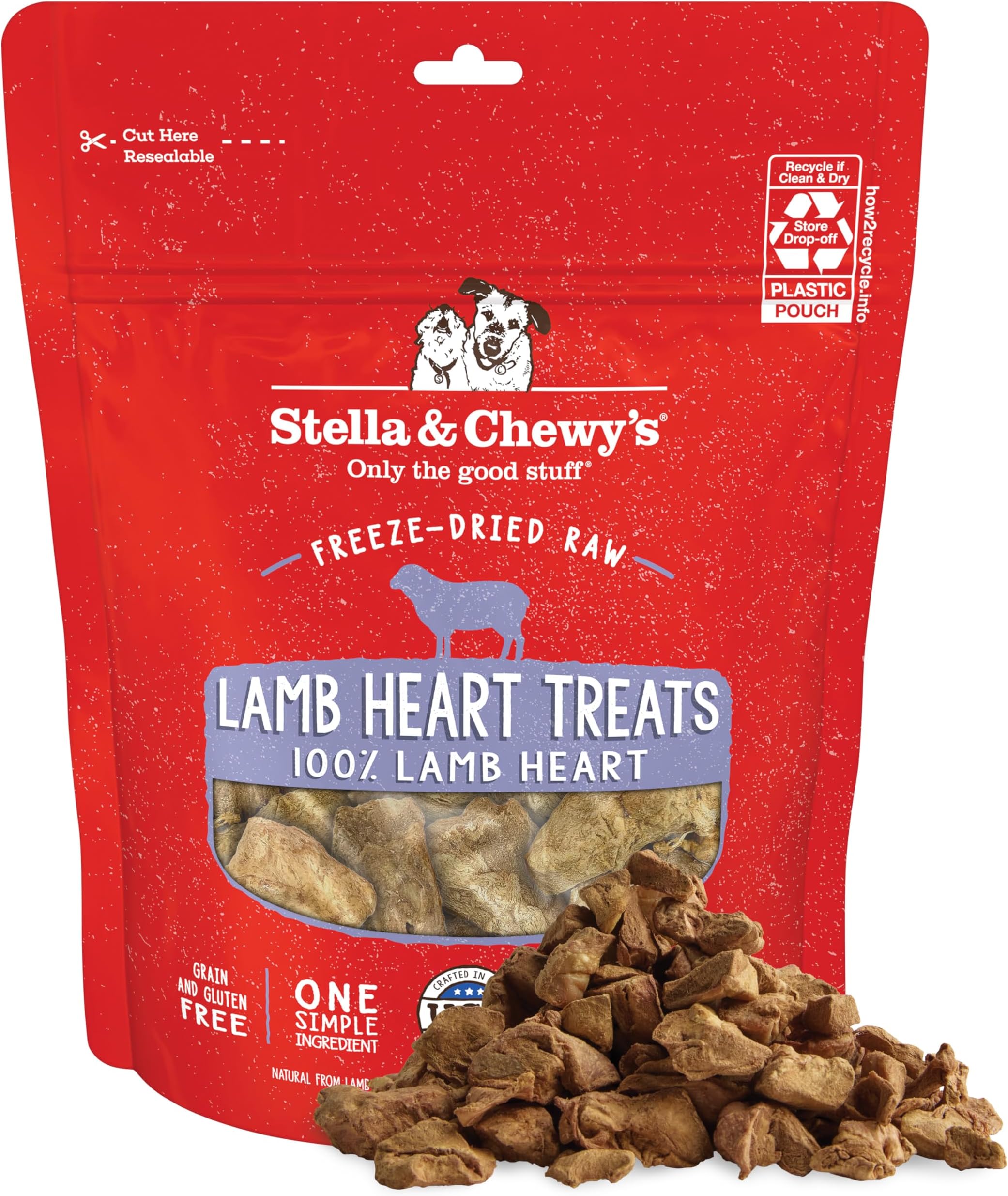 Stella & Chewy's- Lamb Heart Treats - 3 oz