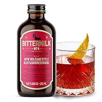 Vista 17 de Bittermilk No.1 Mezcla Antigua Añejada en Barril de Bourbon - Mezclador Artesanal para Cócteles Completamente Natural - Jarabe a la Antigua - Más