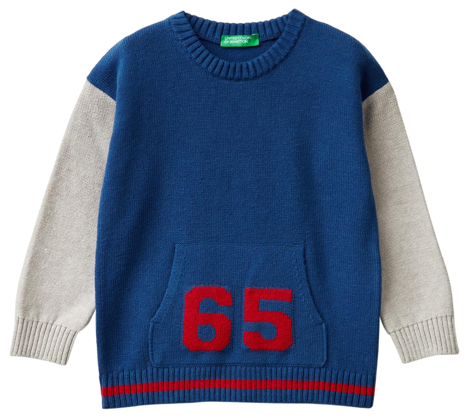 United Colors of Benetton Maglia G/C M/L 1WUAH1027 Sweater, Blu