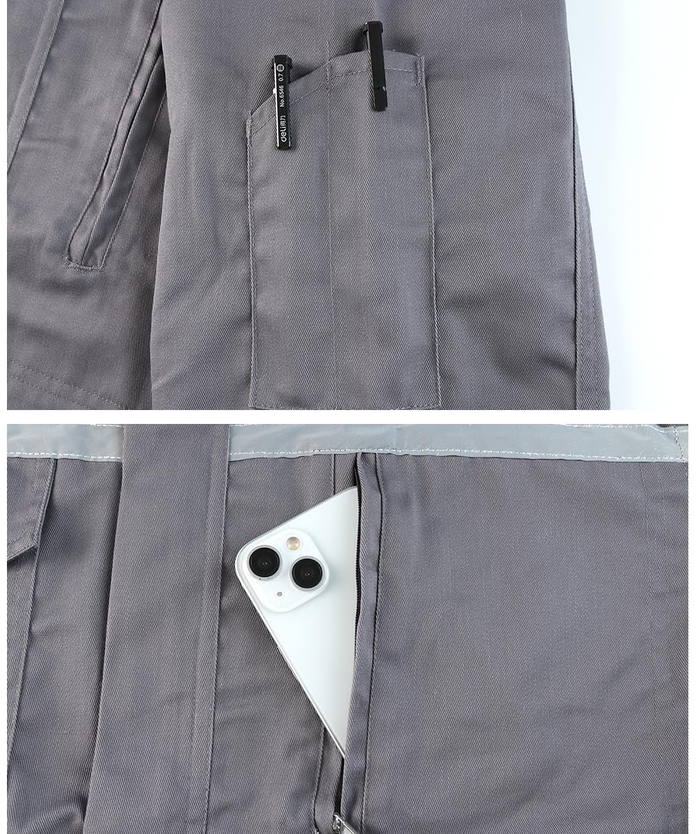 Mono de Trabajo para Hombre Reflectantes Mono de Mecanico Traje de Trabajo Monos Reflectante