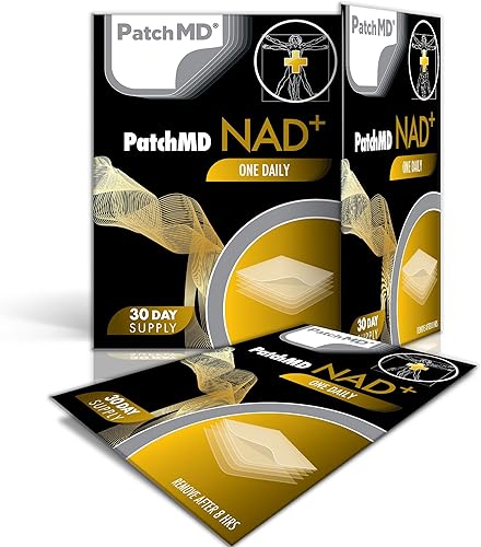 PatchMD - Parches de recuperación total NAD+ - Suministro de 30 días