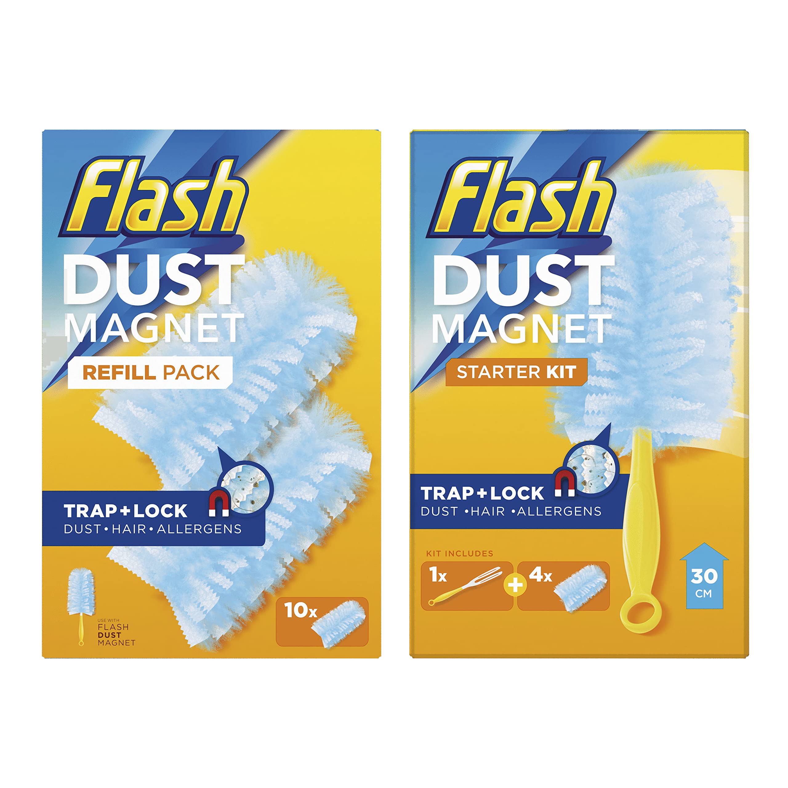 Buy Flash Dust Duster Starter Kit, 1 Handle + 14 Refills, Trap