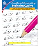 Carson Dellosa Beginning Cursive Handwriting Workbook, Traditional Writing Book With Number and Letter Tracing and Sight Words Practice, Classroom or Homeschool Curriculum