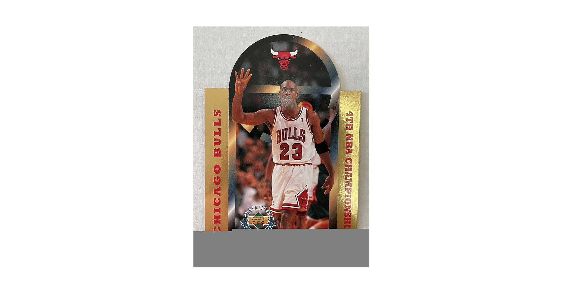 ＠NBA ブルズ コメモラティブカード (UPPER DECK 1996) Amazon.com: 1996 UPPER DECK MICHAEL JORDAN BULLS 4th NBA