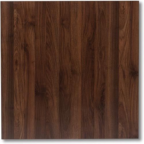 Miniatura 2 de Baxton Studio Lovy - Juego de comedor moderno y contemporáneo tapizado de madera de nogal oscuro de 5 piezas con acabado de nogal oscuro