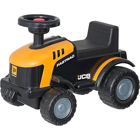 JCB- Ride On JCB Construction Tractor- HTI Toys- Official JCB Licensed Tractor Toy- Kids Truck Toy- 2 Year plus