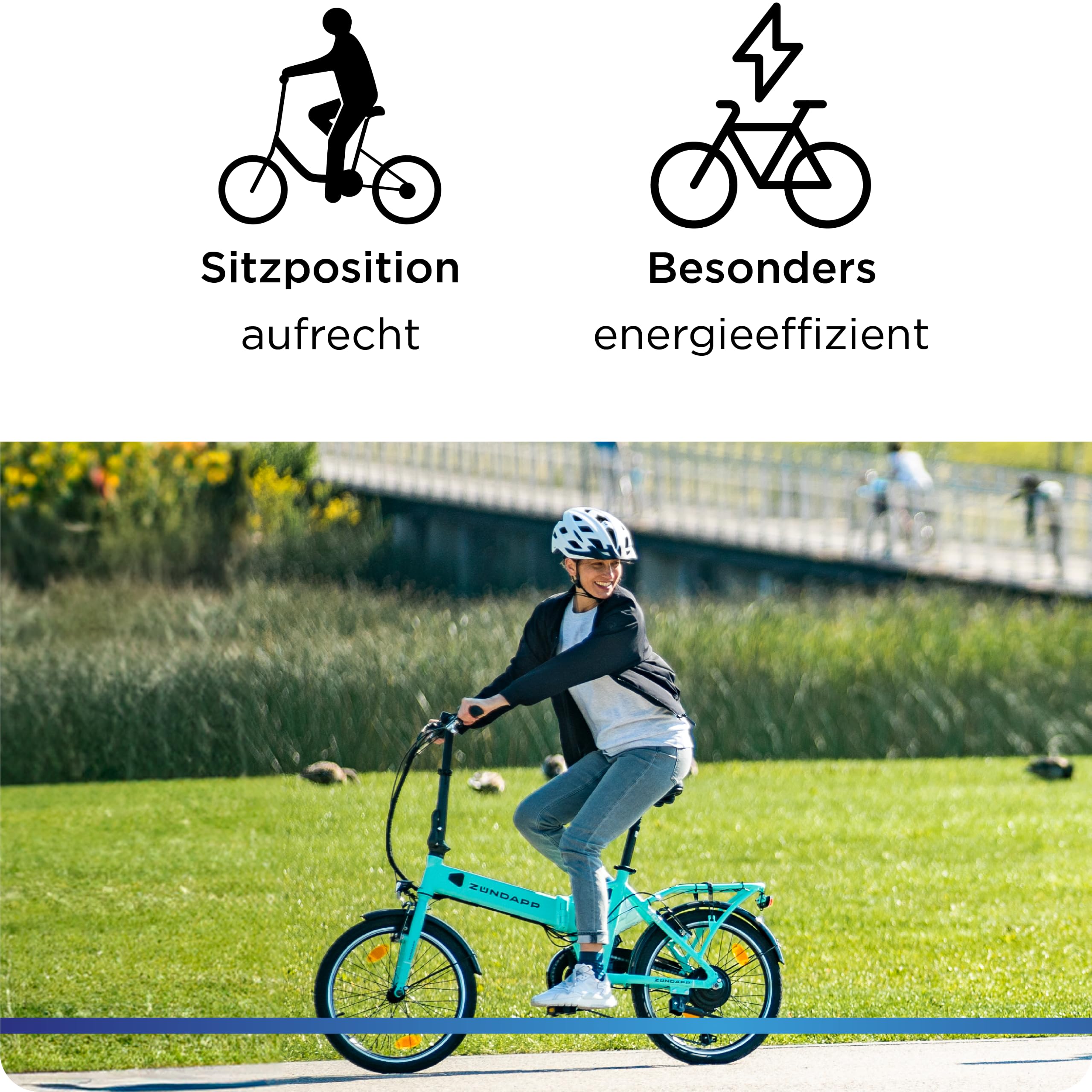 zündapp e-bike klapprad Faltrad 20 Zoll Z101 Pedelec StVZO Elektrofaltrad 6 Gang (schwarz) Sport & Freizeit Abmessung:55x40 cm Unique 2. Wahl - CUBE