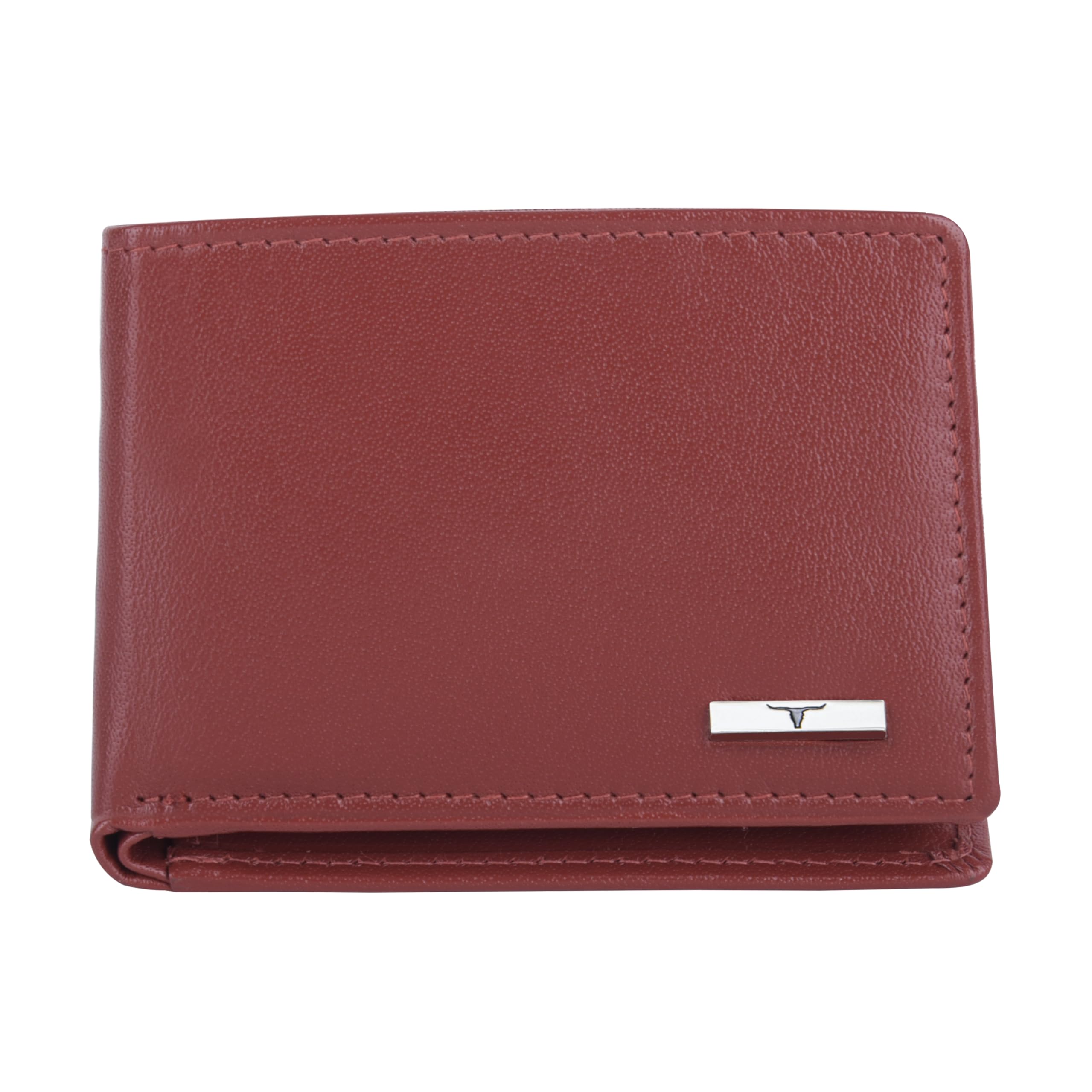 URBAN FOREST Fred Aniline Red Leather Wallet for Men