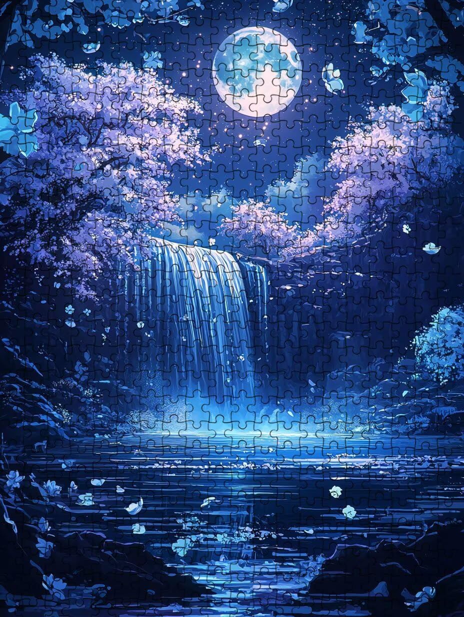 Puzzle 6000 Pezzi Cascata Stellare 3D Puzzle per Adulti Impegnativo, Educa Puzzles Artistico, Divertente E Stimolante Puzzles Decorativo per La Famiglia, Regalo e Decorazione Pareti BXHZW6-954