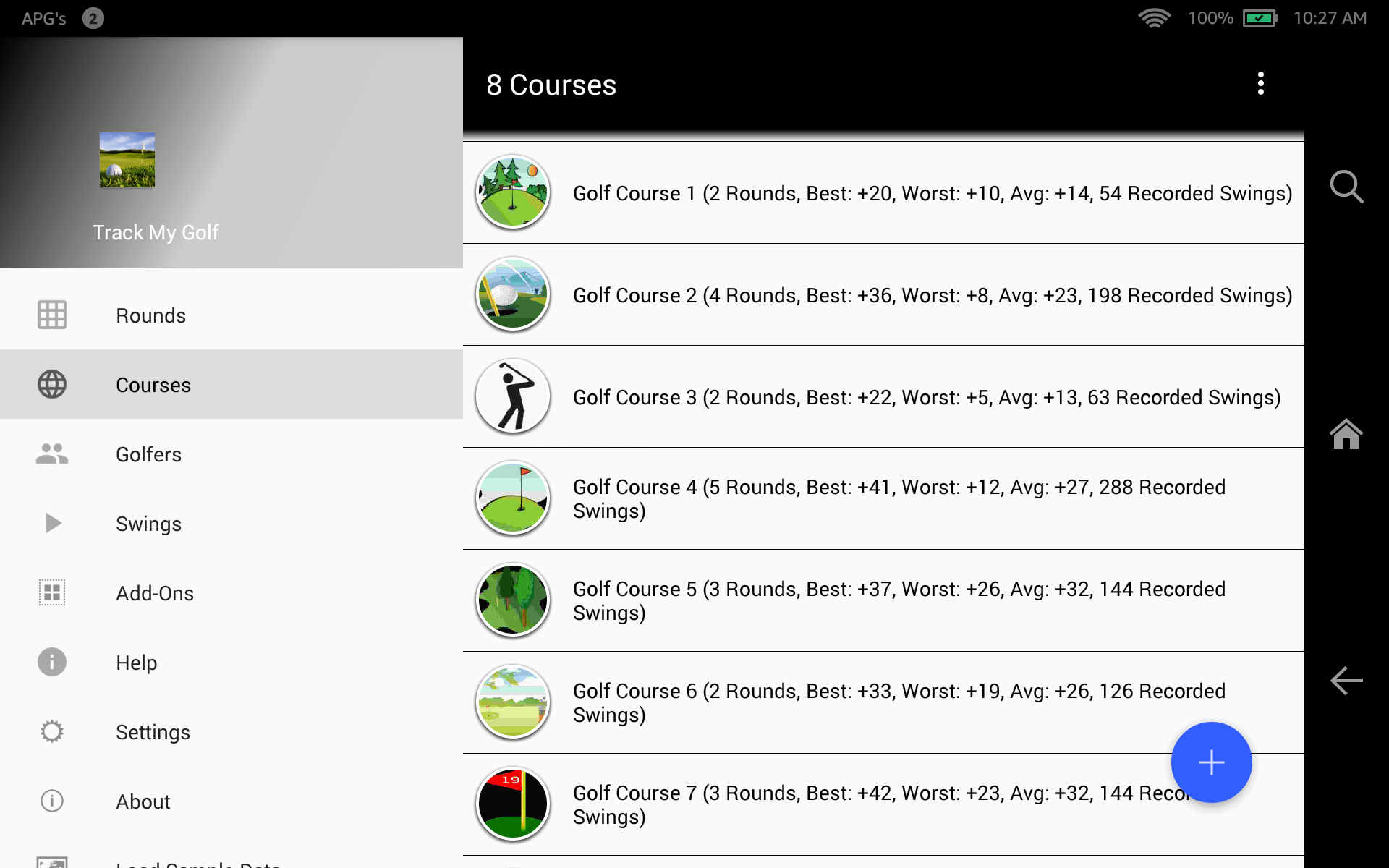Track My Golf App