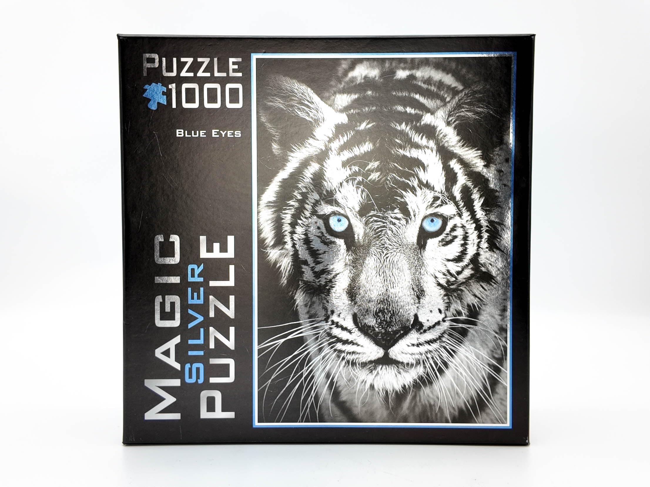 haluc❤ Magic Silver 1000 Pieces Puzzle - Blue Eyes : Amazon.sg: Toys