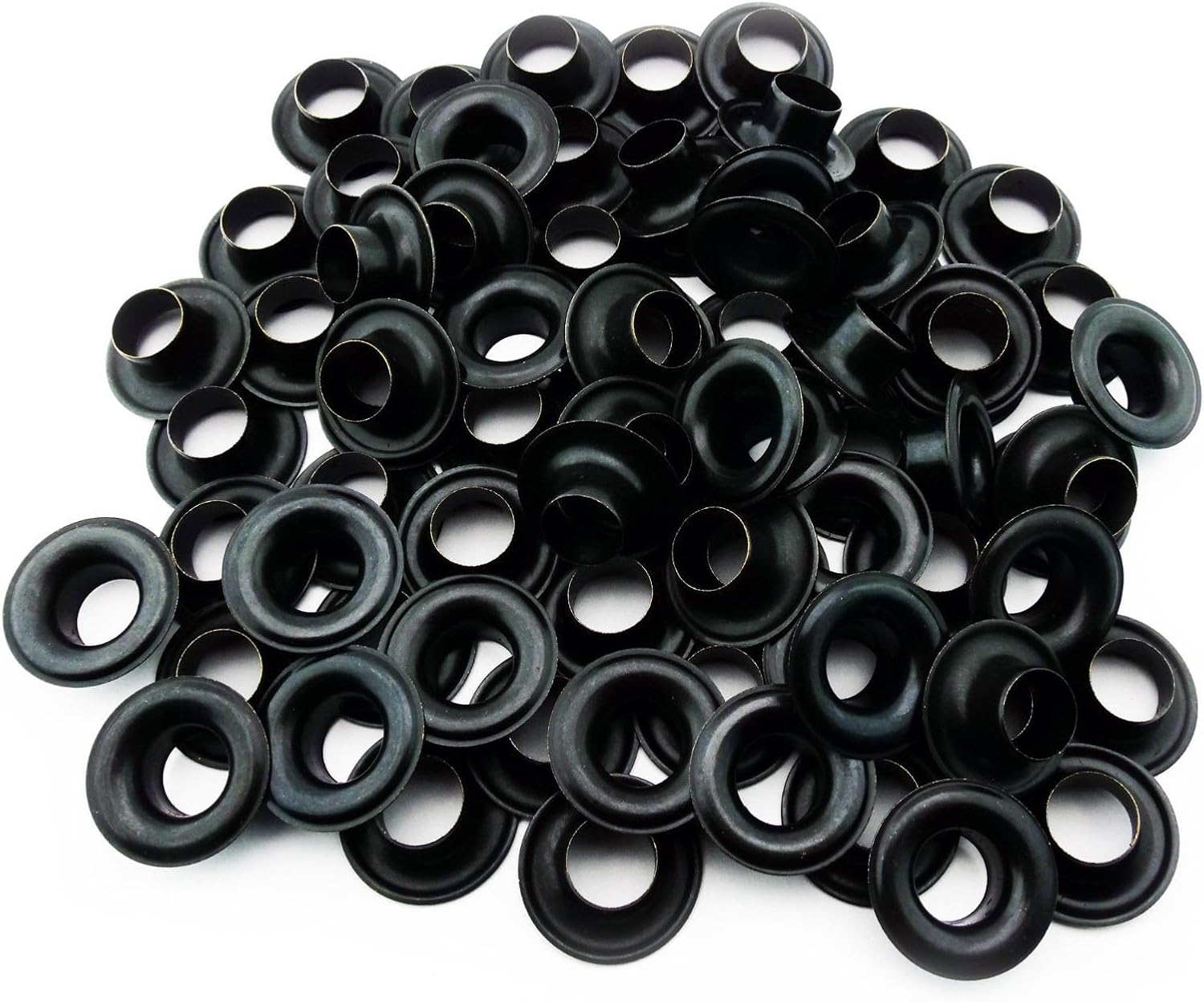 C.S. Osborne Black Grommets & Washers #B1-2 Size 2 (3/8 Hole) 144 Sets