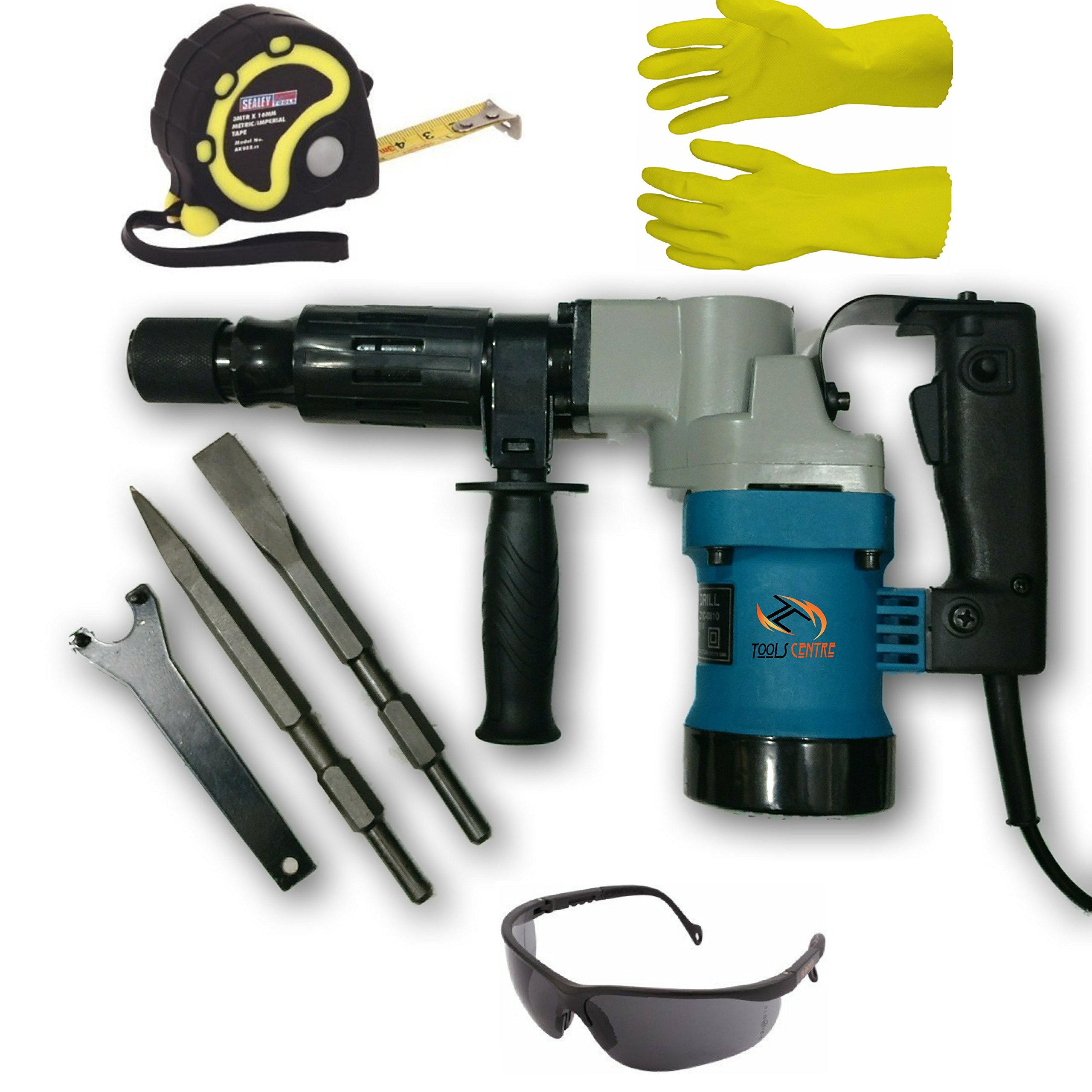 Tools Centre Supreme Quality 5kg Demolition Hammer, Breaker With Free Goggle Combo Offer (B07437SW2V) Amazon Price History, Amazon Price Tracker