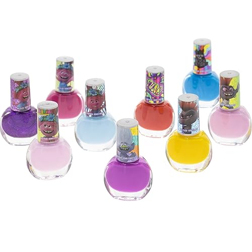 Miniatura 6 de Townleygirl Dreamworks Trolls esmalte de uñas juego de regalo de lujo para niños 18 colores y unidades algunas con brillo