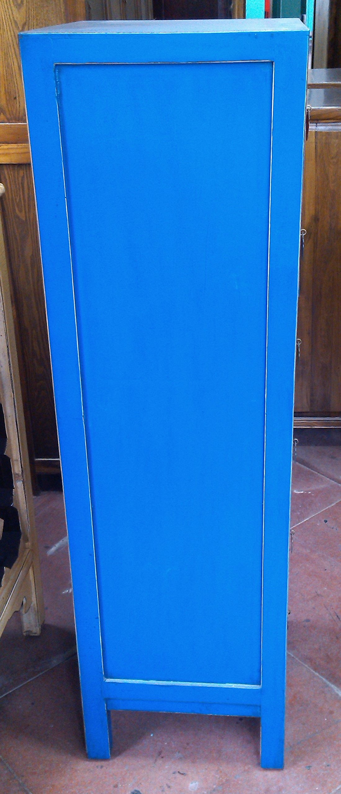 Antiker Apothekerschrank Aktenschrank Büroschrank Apotheke Schrank Sideboard Kommode Kommodenschrank Sideboardschrank mit 12 Schubladen Breite41xHöhe127cm