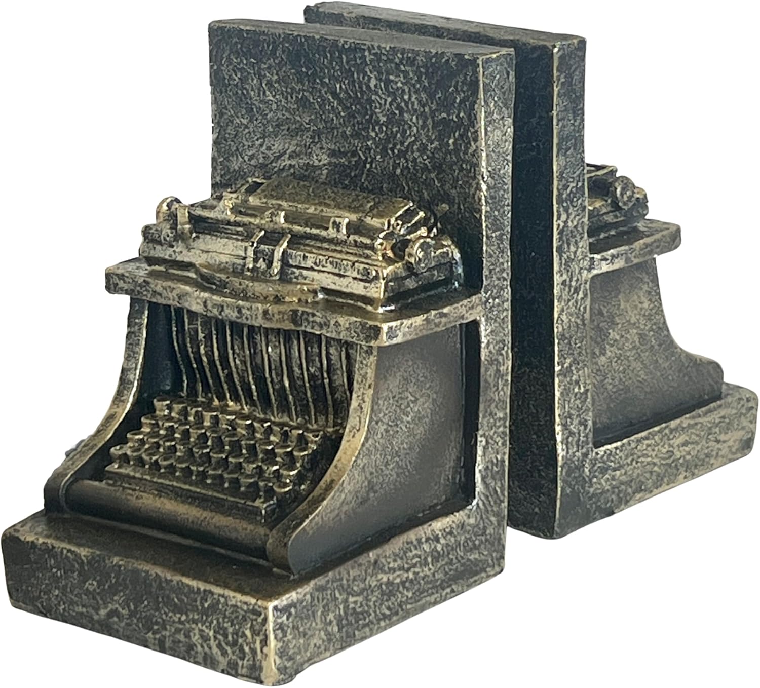 Bellaa 25747 – Sujetalibros decorativo, estilo retro, estilo clásico, estilo clásico, estatuas de escritor, decoración del hogar, 7 pulgadas