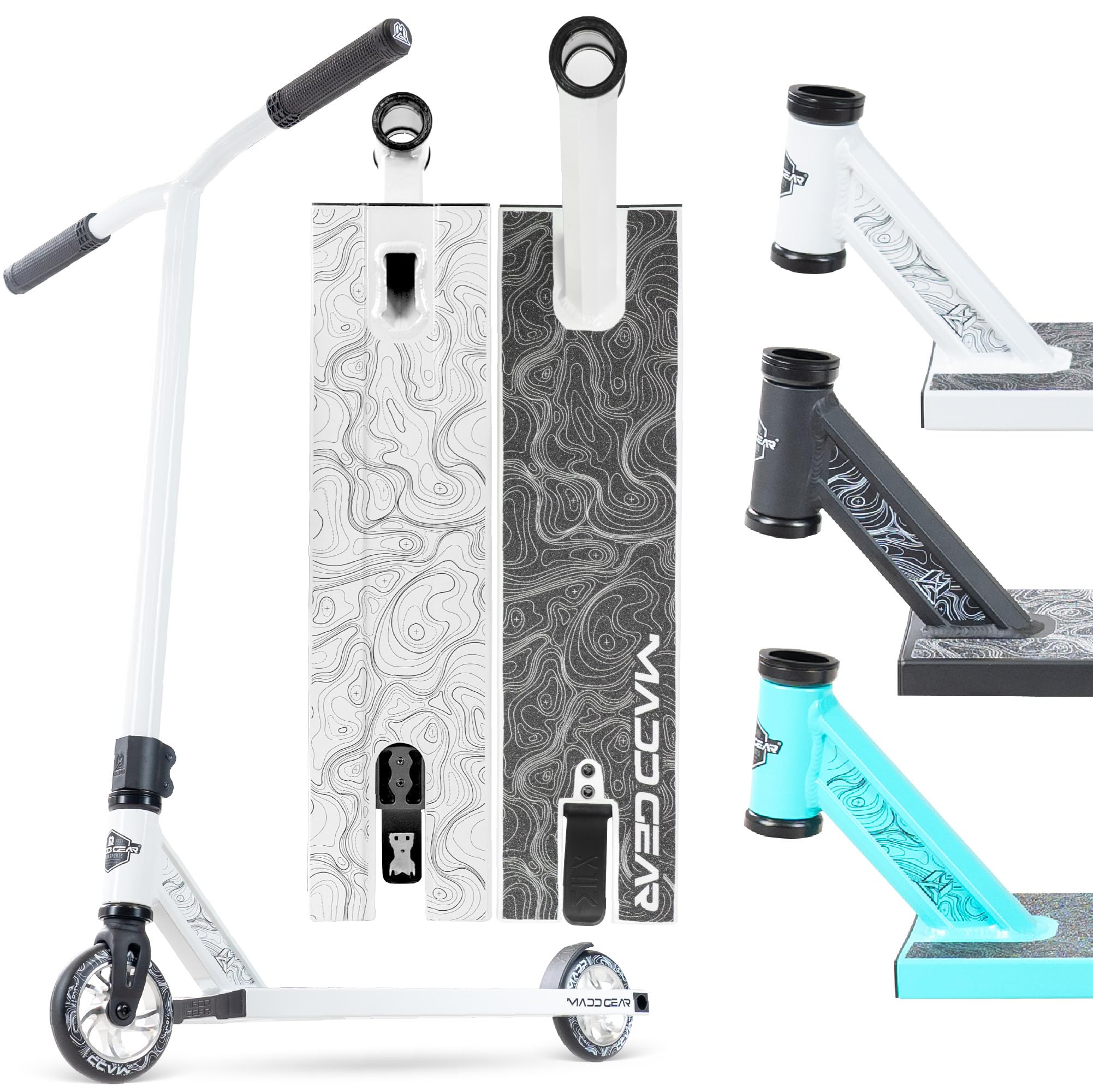 Pro Stunt Scooter for Kids and Teens Ages 8-12 – Lightweight Durable Trick Scooter for Skatepark and Street – Easy Assembly – Madd Gear MG4