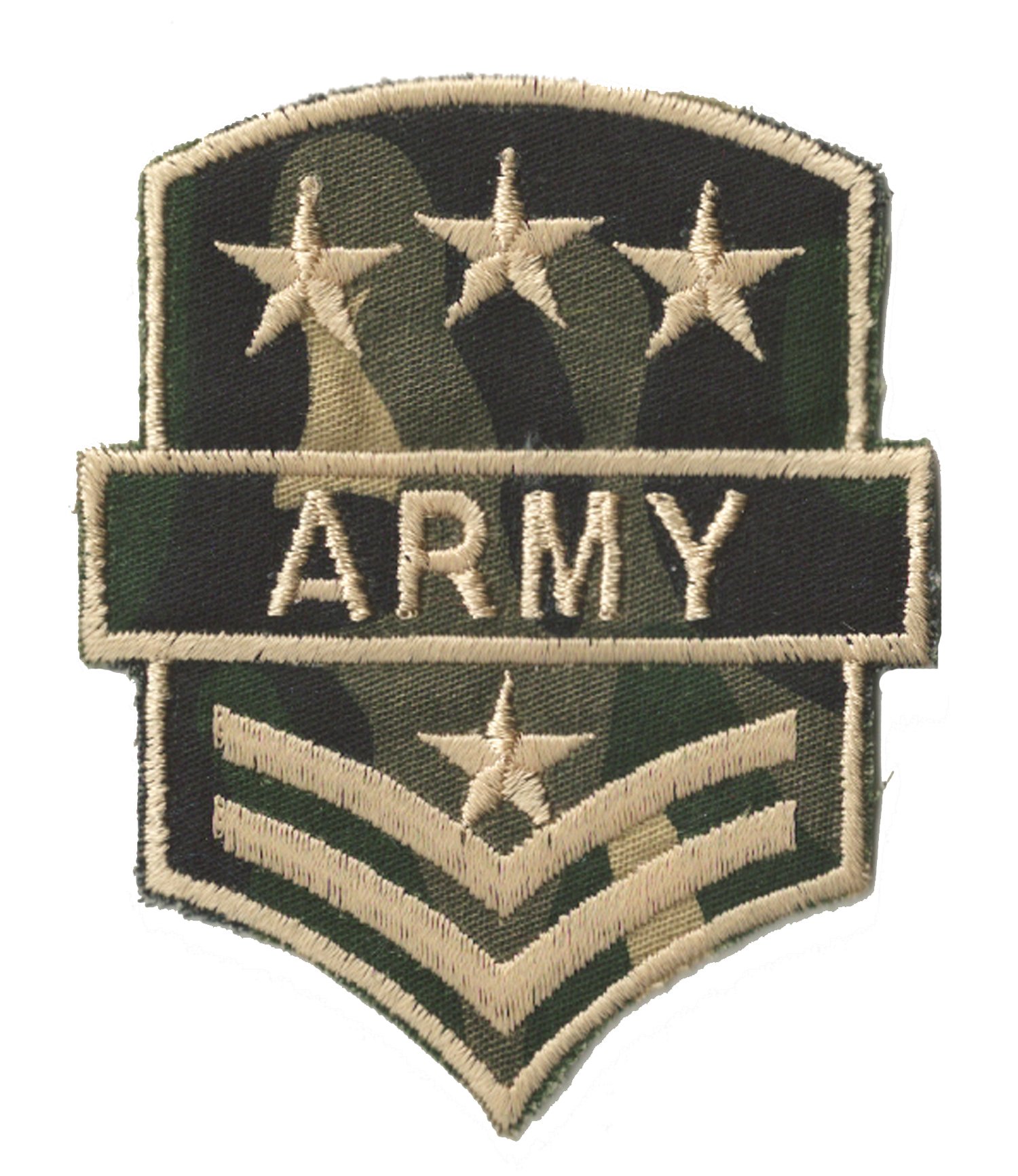 PATCH ÉCUSSON PATCHE militaire army Star étoile thermocollant brodé