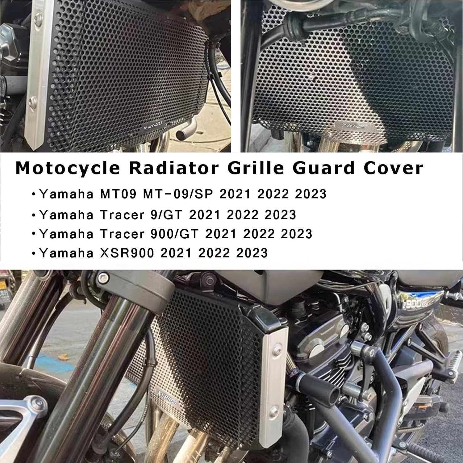 MT-09/SP 2021-2023 Motocycle Radiator Grille Guard Protective Cover Aluminum for MT09 MT 09 SP TRACER 900 GT XSR900 Tracer 9/ GT 2021 2022 2023