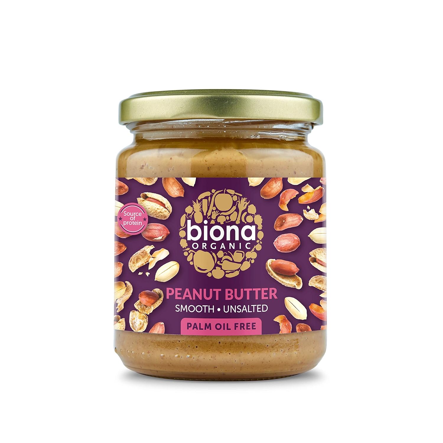 Biona Orgánico Mantequilla de Maní Suave Sin Sal