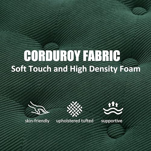 Miniatura 5 de J.C.UP Otomana de almacenamiento de 63 pulgadas, banco de almacenamiento tapizado en el extremo de la cama, otomana acolchada con brazo enrollado