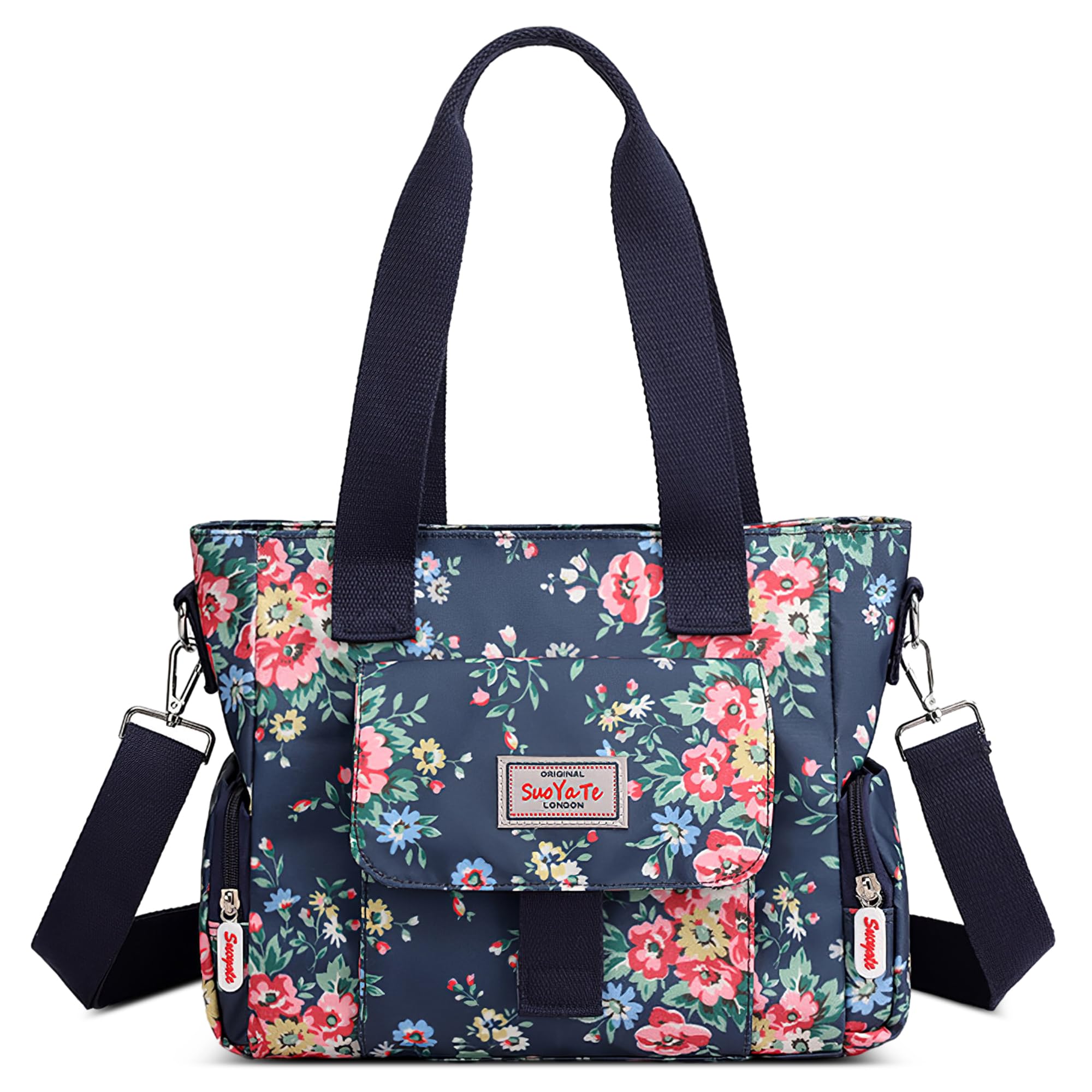 Borsa a Mano Donna Borsa Tracolla Stampa di Moda Borsetta Grande Borse a Spalla Impermeabile Casuale Borsa Viaggio con Più Tasche