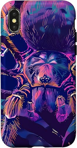 Miniatura 5 de iPhone 14 Pro Max Retro Synthwave Tarantula Art Poster Case