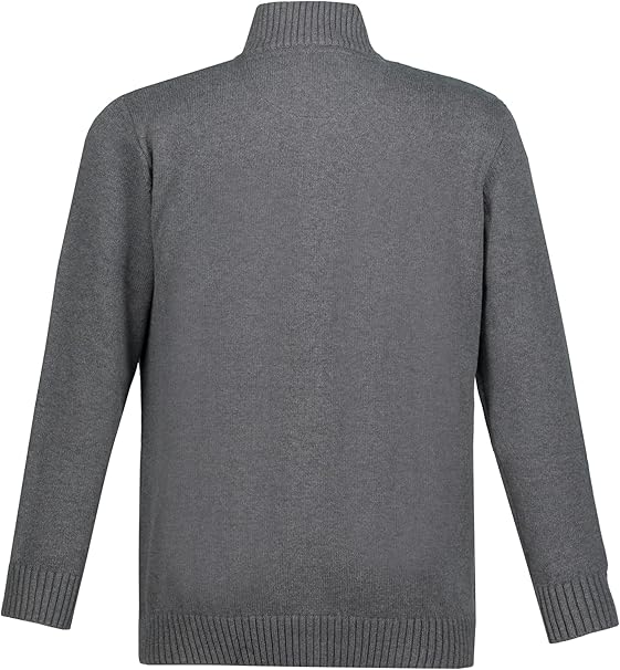 JP 1880 Heren grote maten grote maten Menswear L-8XL gebreide jas, opstaande kraag, geribbelde manchetten 717032, donkermarine, XL Tall : JP 1880