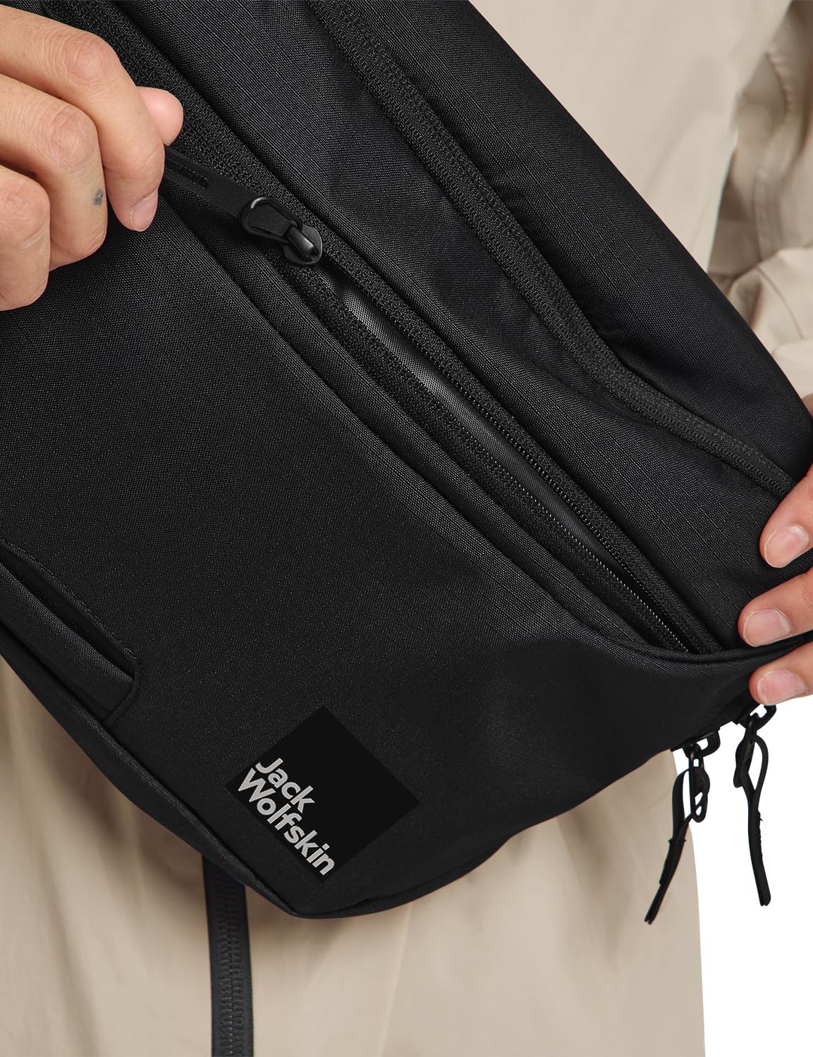 Jack Wolfskin GUTLEUT torba crossbody unisex, czarny