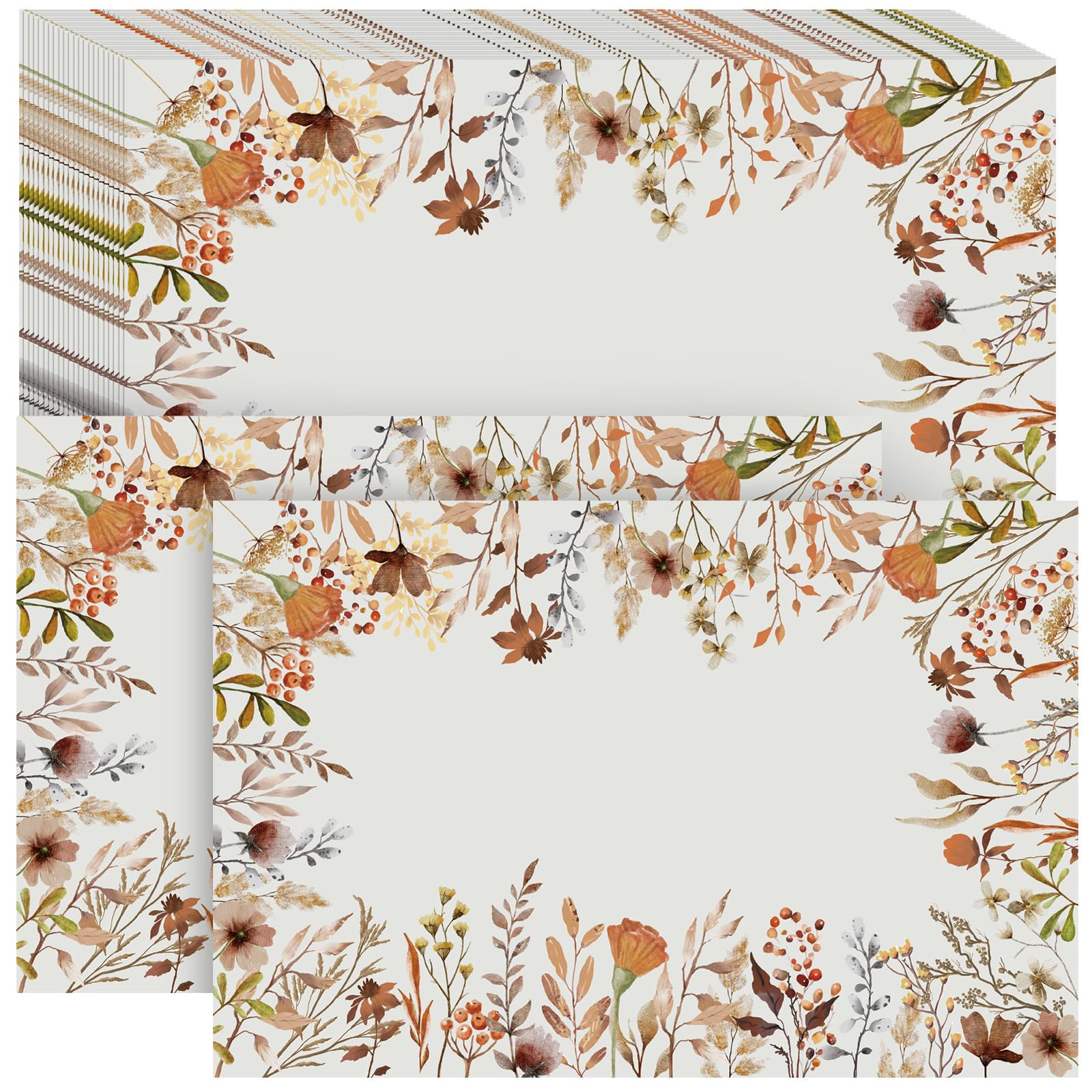 WRAPAHOLIC 50 Sheets Halloween Paper Place Mats