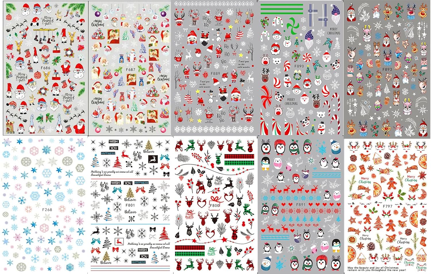 Paquete De 36 Juegos De Fiesta De Navidad Para Niños, Haz Tus Propias Calcomanías De Navidad, Mezcla Y Combina Hojas De Calcomanías Con Navidad, Papá Noel, Reno, Pingüino, Muñeco De Nieve