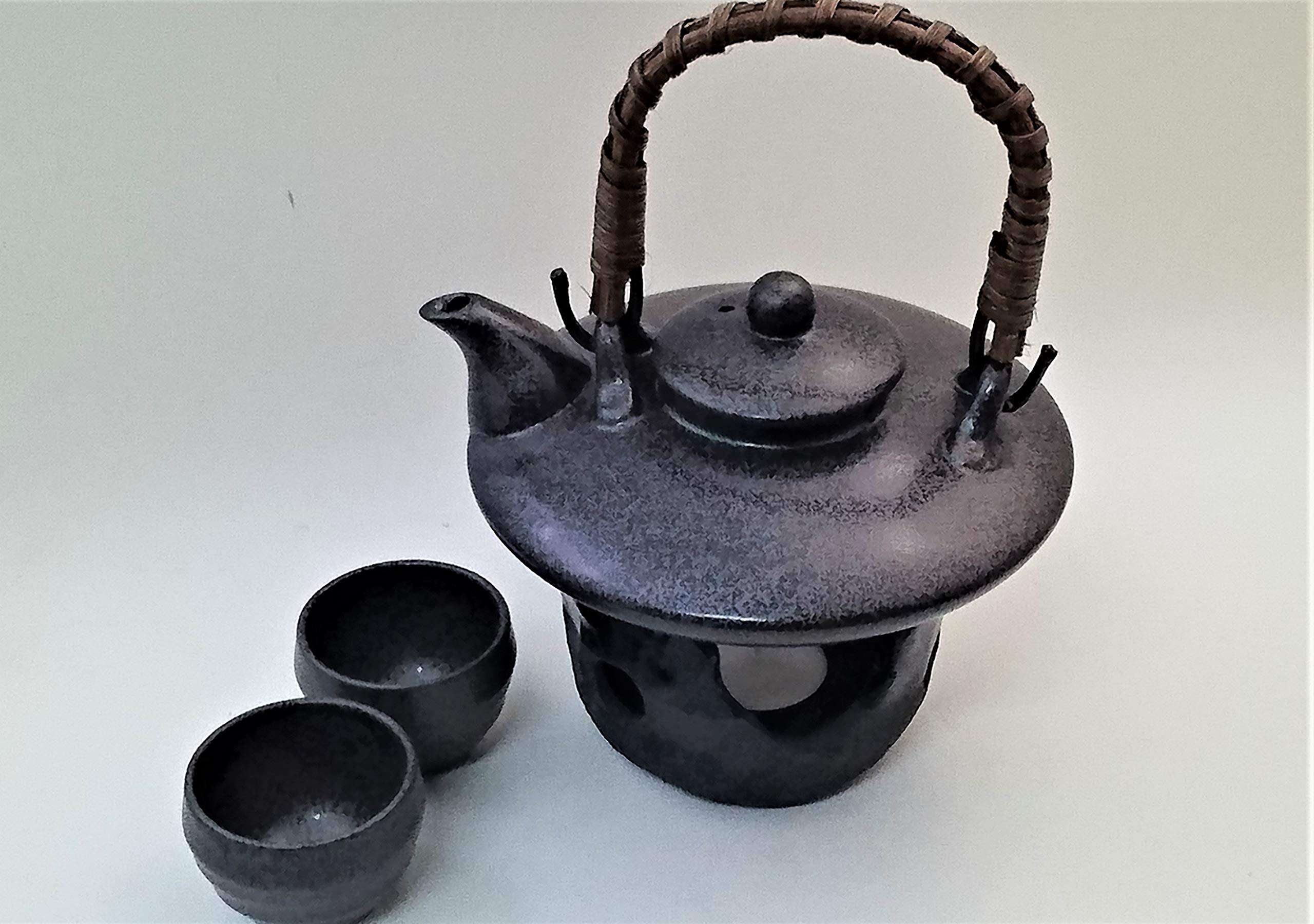 Amazon.co.jp: じょか 黒じょか(大)と盃・コンロセット : ホーム