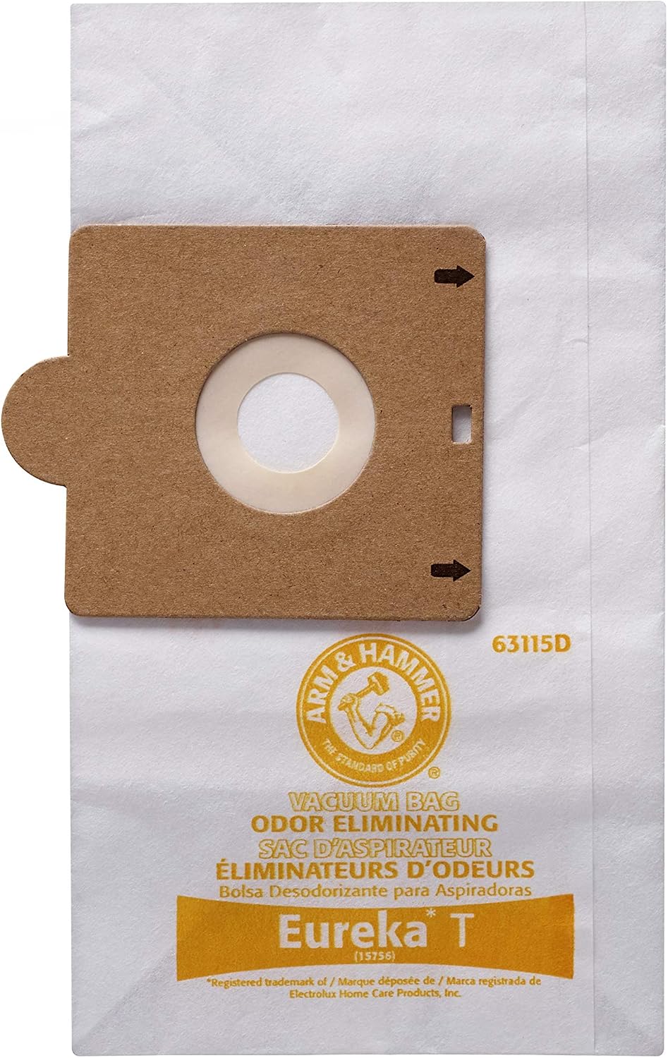 Arm & Hammer Vacuum Bags, Replacement for Eureka Style T, Allergen and Odor Eliminating - 3 pack