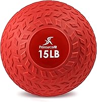 Vista 17 de ProsourceFit Slam Medicine Balls 5, 10, 15, 20, 25, 30, 50lbs Smooth and Tread Textured Grip Dead Weight Balls for Strength and Conditioning Azul