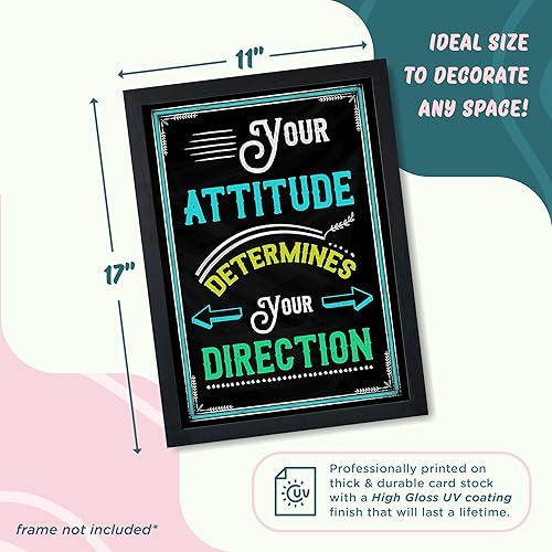 Miniatura 3 de L  O Goods Pósters motivacionales para decoración de aula y oficina arte de pared con cita inspiradora para profesores estudiantes consejeros