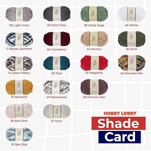 Miniatura 4 de Yarn Bee Super Bulky  Madeja suave  101 yardas de hilo 100% poliéster para tejer mantas, sombreros y más  Accesorios de manualidades de bricolaje,